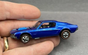Hot Wheels Redline Custom Mustang Deep Saphire Blue US Original - Picture 1 of 8