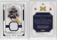 2016 Panini National Treasures Collegiate Materials /25 Fitzgerald Toussaint