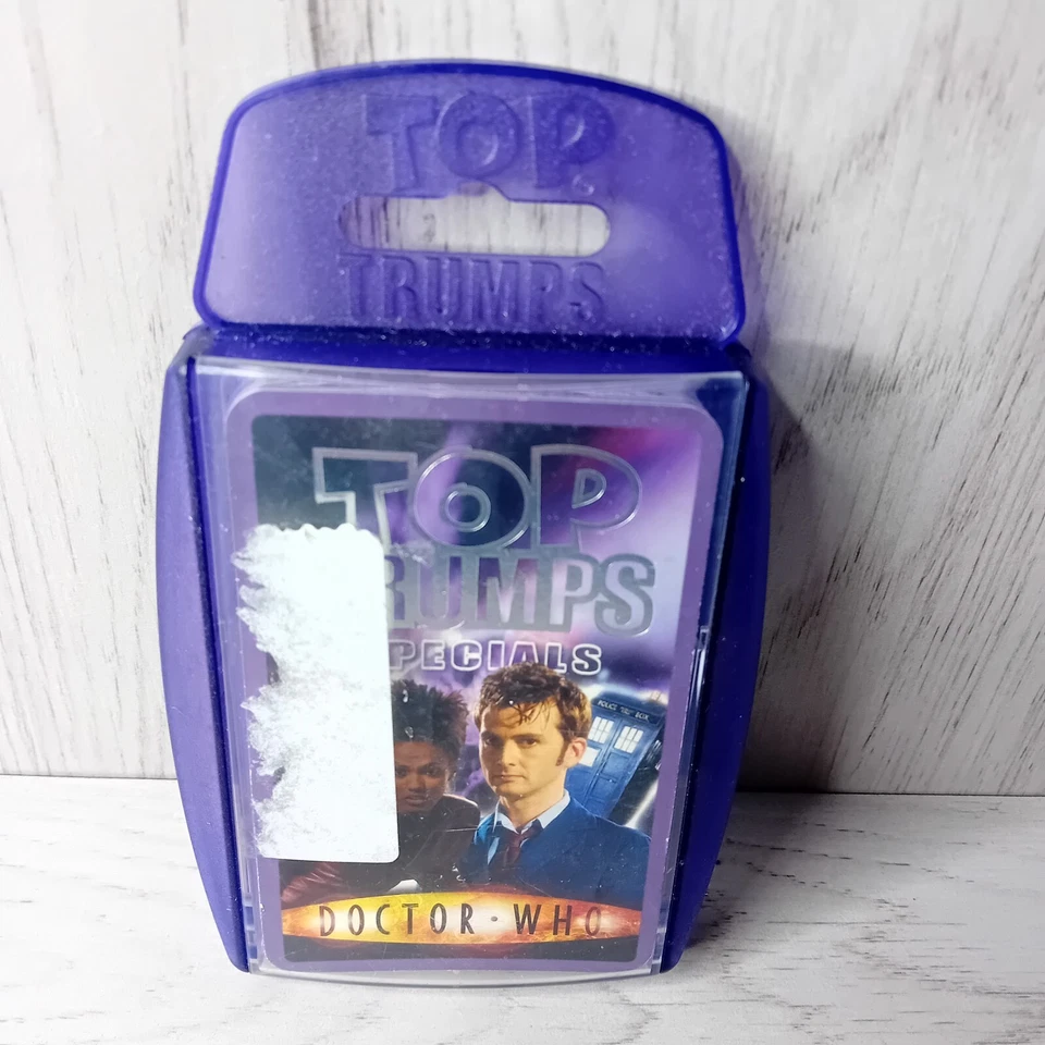 TOP TRUMPS DOCTOR WHO SPECIALS CARDS GAME - RARE RETRO - Image 1 of 4