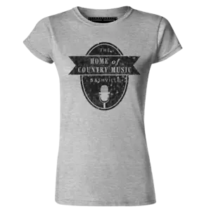 Womens Home Of Country Music Nashville T Shirt Nelson Cash Parton Campbell - Picture 1 of 2