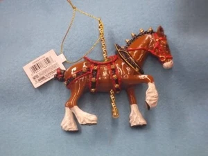Kurt Adler 2025 Karussell Clydesdale Ornament - Bild 1 von 1