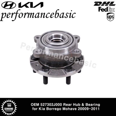 Buje trasero y cojinete OEM 527302J000 para Kia Borrego Mohave 2009-2011 Foto 1 de 2