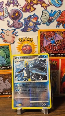 Pokémon Empoleon Reverse Holo 4/130 - DP Diamond & Pearl - MP Card - Image 1 of 3