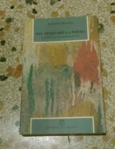NEL SENSO DELLA POESIA ANTONELLA MICALETTI 1° ED. STAMPERIA DELL' ARANCIO 1994 - Foto 1 di 8