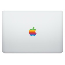 🍎 Retro Rainbow MacBook sticker decal for Apple laptop MacBook Air Pro 13” inch