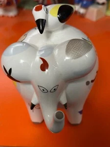 Villeroy & Boch Rosemarie Benedik Animal Park Elephant Bird On Back - Picture 1 of 5