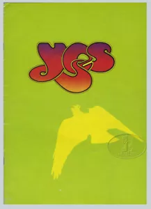 YES 1975 Reino Unido Relayer Tour Programa de conciertos Libro de gira verde - Imagen 1 de 1