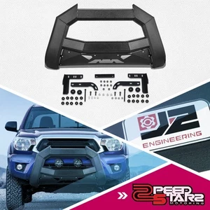 Protector de cepillo de parrilla de parachoques de barra de empuje de acero al carbono J2 para Toyota Tacoma 05-15 - Imagen 1 de 7