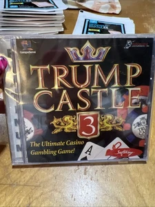 Nuovo Trump Castle 3CD-Rom PC Games: The Ultimate Casino Gambling Games 96 Softkey - Foto 1 di 3