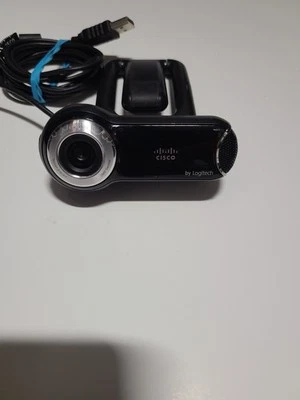 Genuine Logitech / Cisco QuickCam Pro for Business V-U0009 HD USB Webcam Win 10  - Image 1 of 2