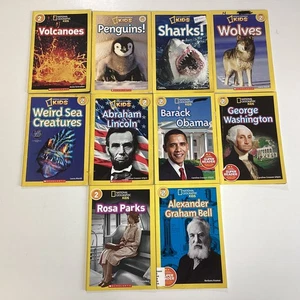 National Geographic Level 2 Reader Animals Biographies 10 Children's Book Lot - Bild 1 von 4