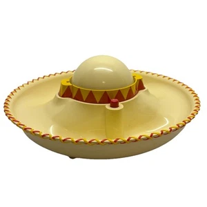 The Original Mexican Hat Chips & Salsa Bowl 2001 By Fun-Damental Too Ltd-Works! - Picture 1 of 6