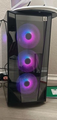 iBuyPower ARGB Gaming Desktop i7 Computer PC 32GB RAM 1TB SSD RTX 3050 Win 11 - Image 1 of 3