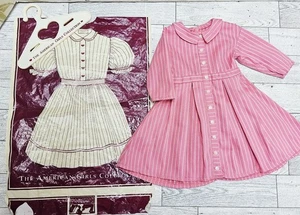 Pleasant Company American Girl Puppe Addy Walker's Meet Kleid + Kleiderbügel & Tasche 1993 - Bild 1 von 8