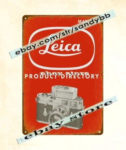 1956 Leica and Leicaflex Cameras Accessories tin sign - Picture 1 of 4