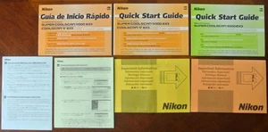 ORIGINALE Nikon CoolScan IV 4 V 5000 9000 Slide Scanner MANUALI Garanzia SCEGLI U - Foto 1 di 8