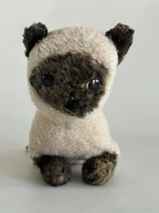 Vintage Douglas Kuscheltiere Siamkatze Plüsch 10 Zoll Keene NH 1960er Etikett Made in USA - Bild 1 von 24