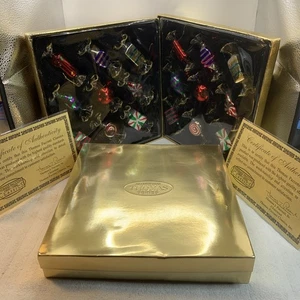 2000 Thomas Pacconi Classics Candy 18 Glas mundgeblasen Weihnachtsschmuck Sammlung - Bild 1 von 23