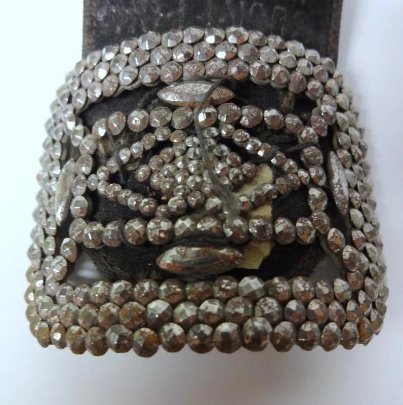 Винтажный антикварный викторианский зажим для пряжки обуви в стиле ар-деко из стали - Изображение 1 из 4