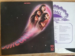 Deep Purple FIREBALL 1971 LP First UK Pressing Textured Sleeve Harvest EX/VG+ - Picture 1 of 13