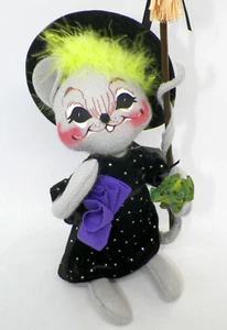 Muñeca de Halloween Annalee 2004 nueva con etiquetas - ratón brujo de 10 - Imagen 1 de 8