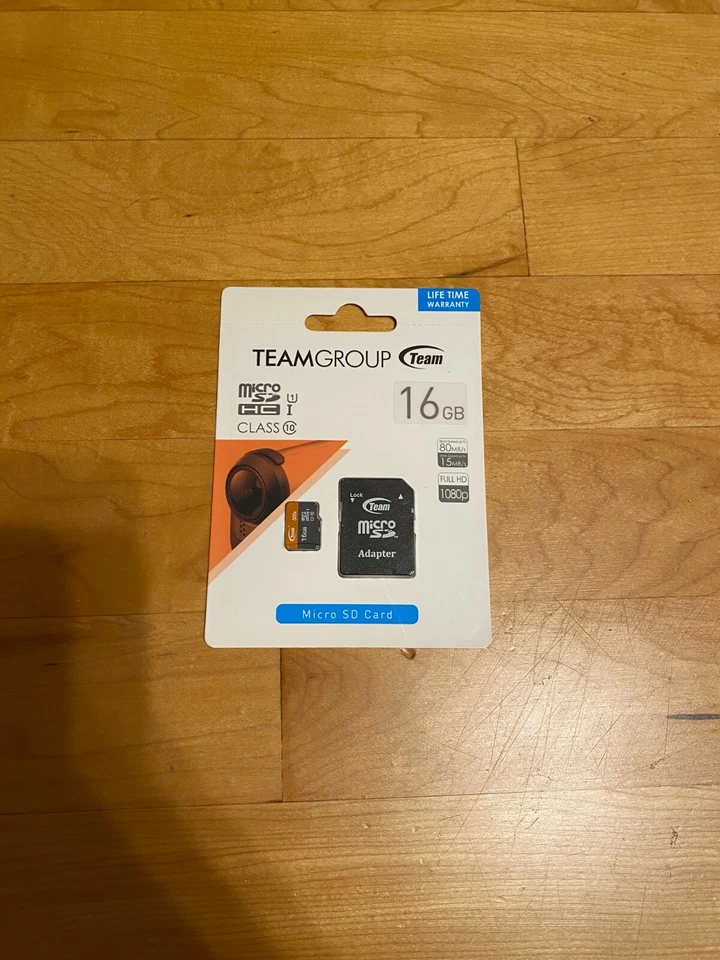 TeamGroup 16 GB micro SD card + adapter - Image 1 of 1