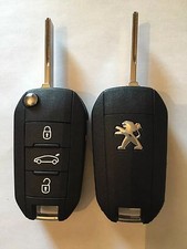 Clé Vierge Transpondeur ID46 pile Peugeot 208 308 301 2008 5008 100% Testé HU83