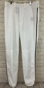Mizuno 350419 Youth Polyester Short Baseball Pants White Black XXXL 3XL - Picture 1 of 12