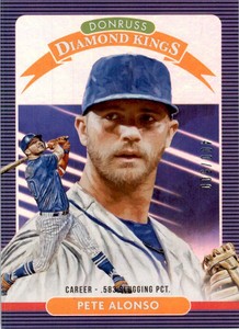 2020 Donruss Holo Blue #7 Pete Alonso DK