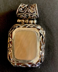 Designer Signed AF Sterling Silver Matter of Pearl  Pendant 14 g G2 SB7-4 - Picture 1 of 4