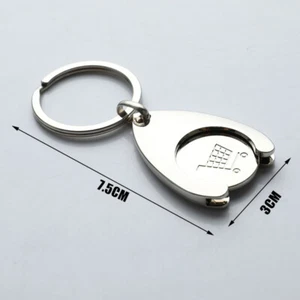 Keychain Shopping Cart Pluggable Design Key Chain for Car Key Ring Holde LT _in - Picture 1 of 14