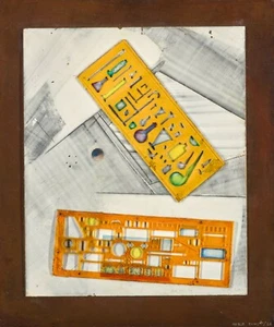 MAX ERNST Surrealismus Kunst Poster oder Leinwanddruck "GÉOMÉTRIE" - Bild 1 von 1