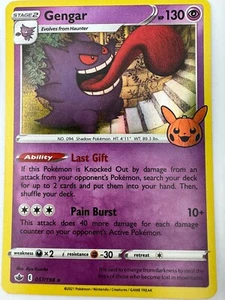 Pokemon TCG Karte Trick or Trade Stamp 057/198 Holo Rare Gengar - Bild 1 von 1