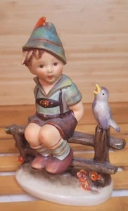 VtgHummel Goebel Porcelain Figurine Wayside Harmony#111/1 FULL BEE 1940-1959 - Picture 1 of 4