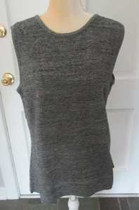 Dana Buchman Grays Sleeveless Knit Sweater Tank Top size L - Picture 1 of 3