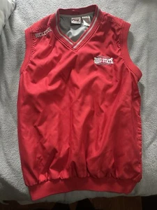 Ohio State Buckeyes Sweater Vest Mens MED Red V Neck Vintage Red Oak NCAA - Picture 1 of 2