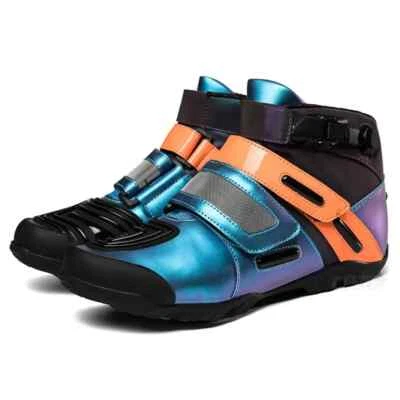 Botas de motocicleta transpirables profesionales para hombre equipo de equitación lanchas zapatos Foto 1 de 4