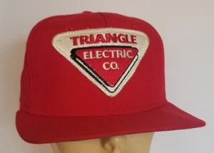 Parche eléctrico de colección New Era modelo profesional triángulo a presión sombrero de camionero ¿lana de EE. UU.? - Imagen 1 de 7