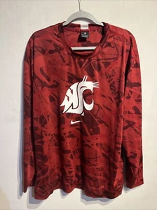 XL Washington State University Long Sleeved Nike Dri Fit Shirt - Picture 1 of 8