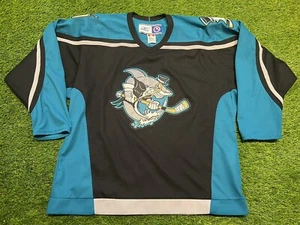 Reebok San Jose Barracuda AHL Hockey Jersey Sz Large - Picture 1 of 5