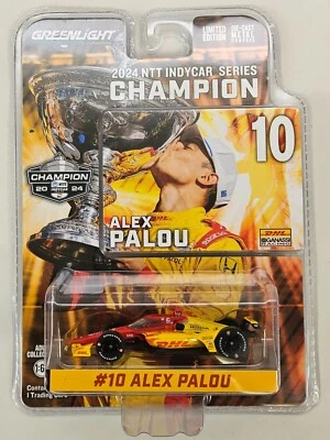 1/64 2024 Greenlight Alex Palou #10 DHL Indycar Champion Diecast - Image 1 of 2