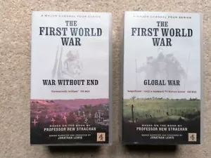 The First World War Channel 4 based on book by Hew Strachan VHS Scarce 4 videos - Imagen 1 de 6