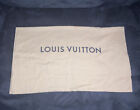 Authentic Louis Vuitton Logo Envelope Style Dust Bag  , 22? X 13.25 Inches.