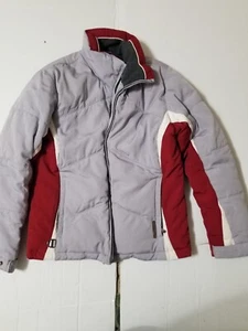 Women’s Weather Tech 40% Down Jacket Gray Stain on sleeve - Picture 1 of 12