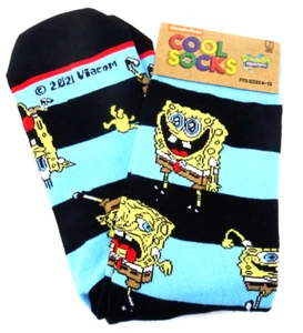 Sponge Bob Square Pants Mens Crew Socks (1) Pair Size 8-12 COOL SOCKS - Bild 1 von 2
