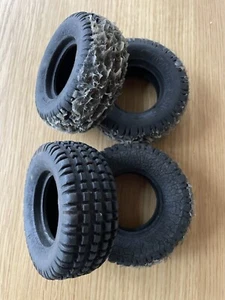 Sandblaster Tyre Tyres Tamiya Vintage 915 Sand Blaster Original 80s RC Buggy X4 - Picture 1 of 7