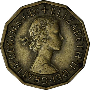 [#1027100] Great Britain, Elizabeth II, 3 Pence, 1962, Nickel-brass, AU, KM:900 - Picture 1 of 2