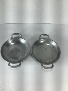 Set Of 2~Wilton Armetale RWP®️Pewter Au Gratin Double Handle Dishes 5.75” Wide - Picture 1 of 13