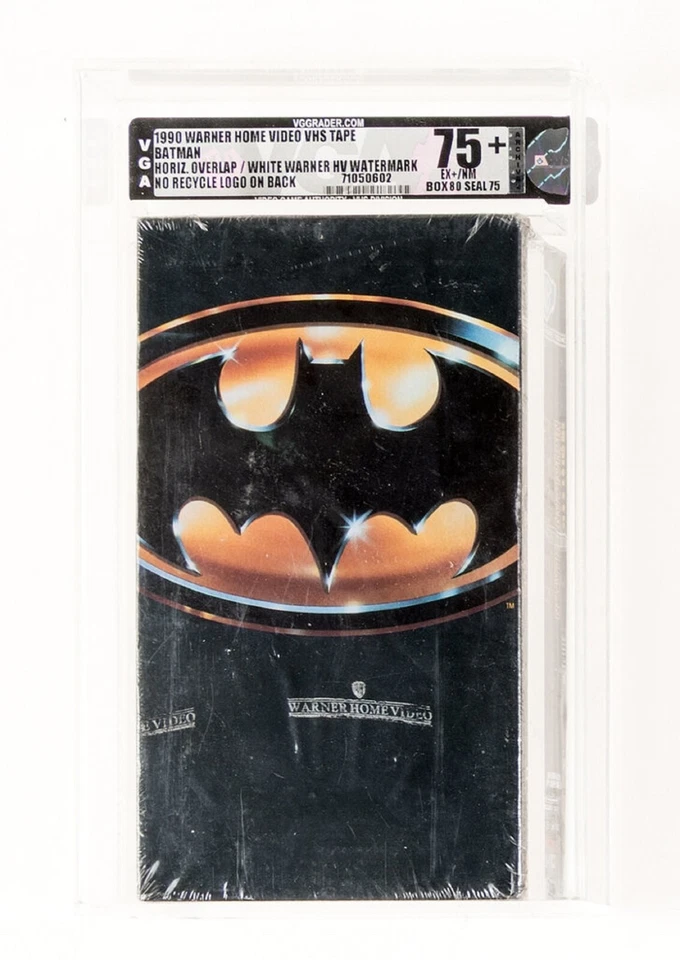1990 Batman Michael Keaton VHS - VGA graded 75 - Sealed With Watermark - Image 1 of 4