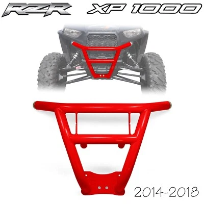 Bolt on Tubular Front Bumper USA Made Polaris RZR XP1000 Turbo S 900 Havasu Red - Image 1 of 4